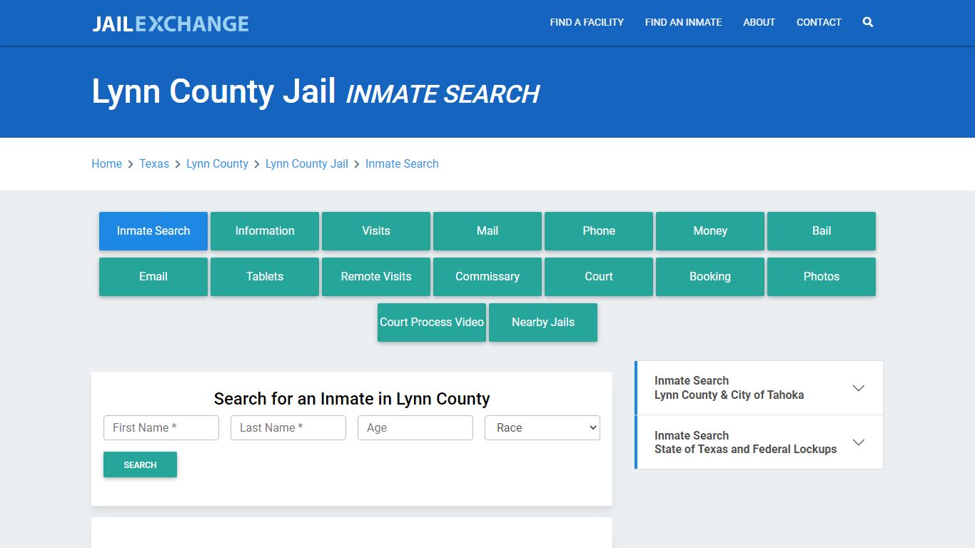 Lynn County Jail, TX Inmate Search: Roster & Mugshots